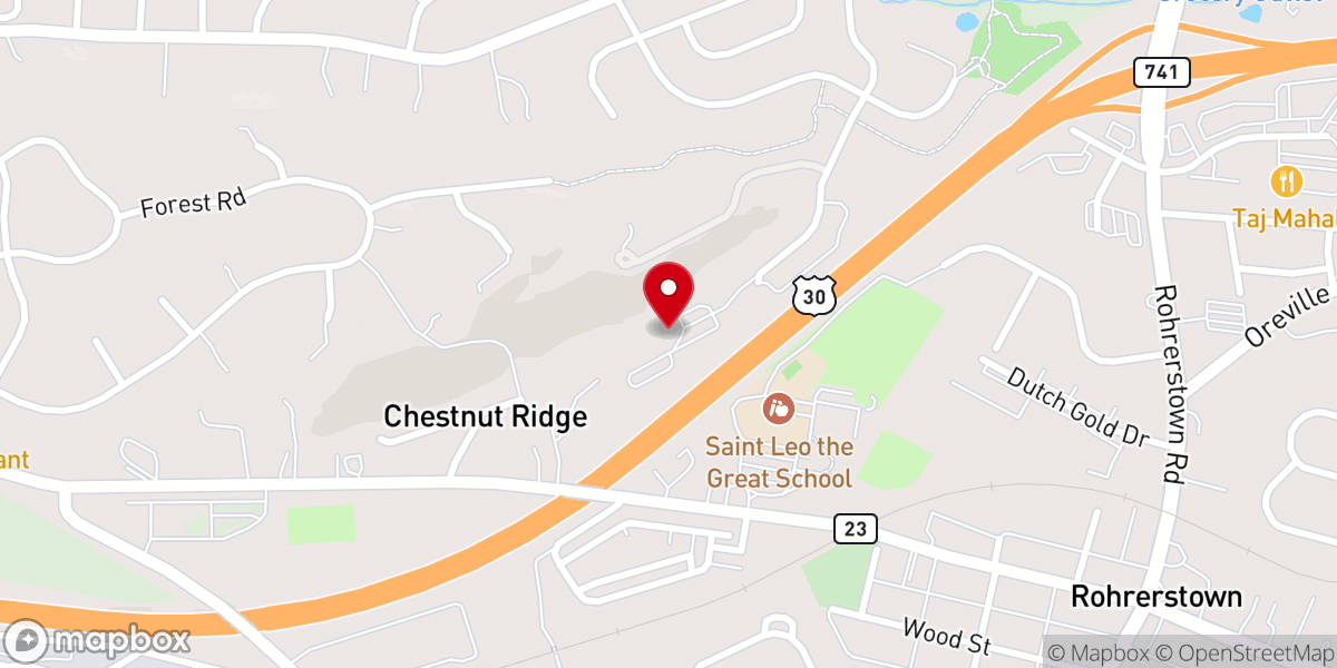 Map showing location of Community Fellowship Church