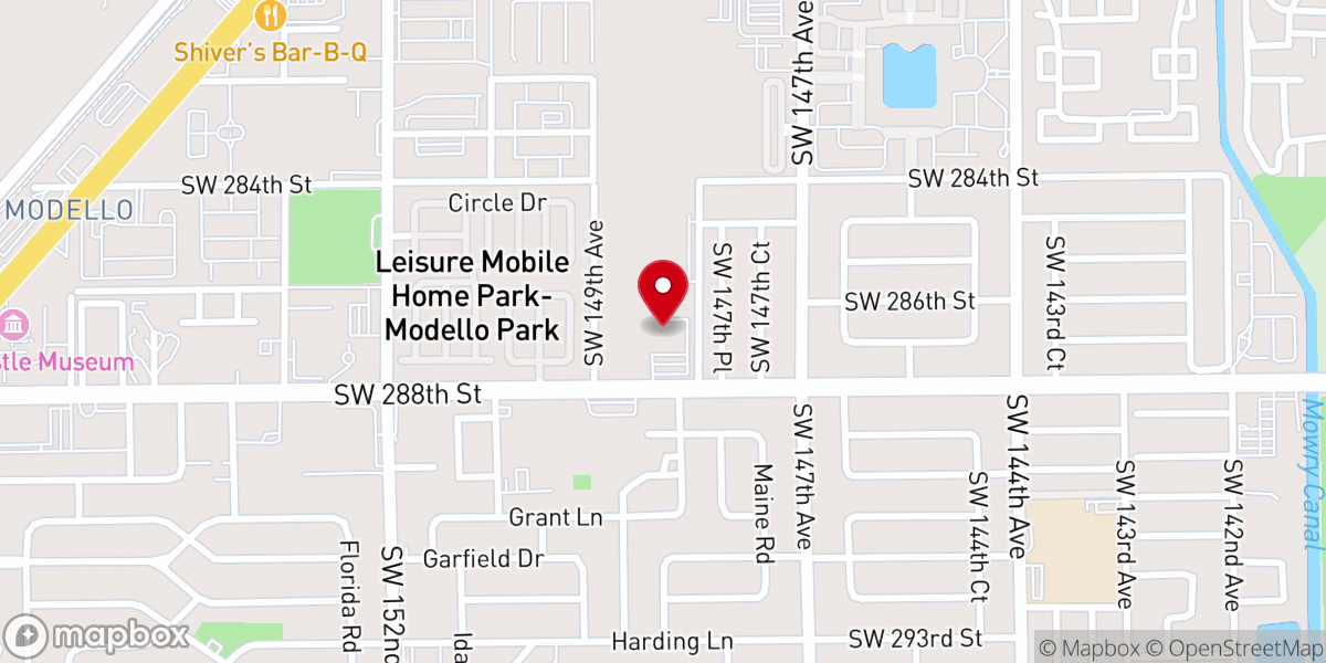 Map showing location of St. Martin De Porres Catholic Church