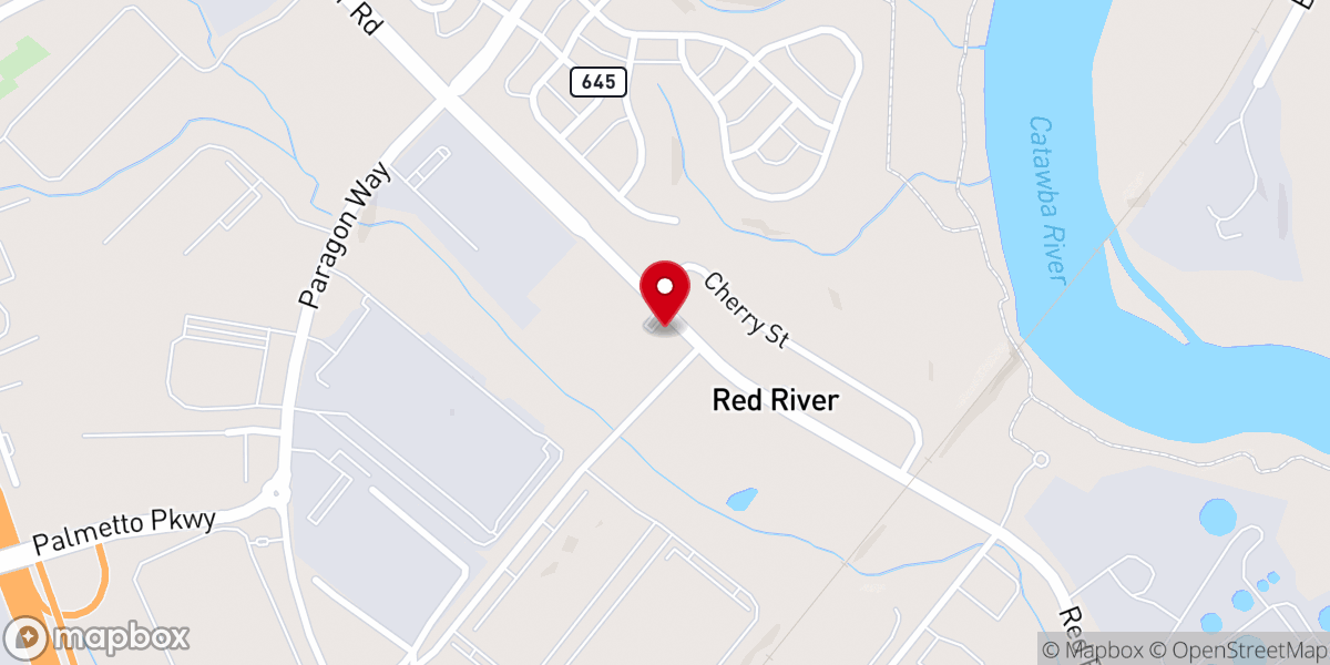 Map showing location of Temple Baptist Church