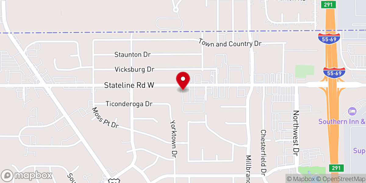 Map showing location of Prophetic Word of Truth Ministries
