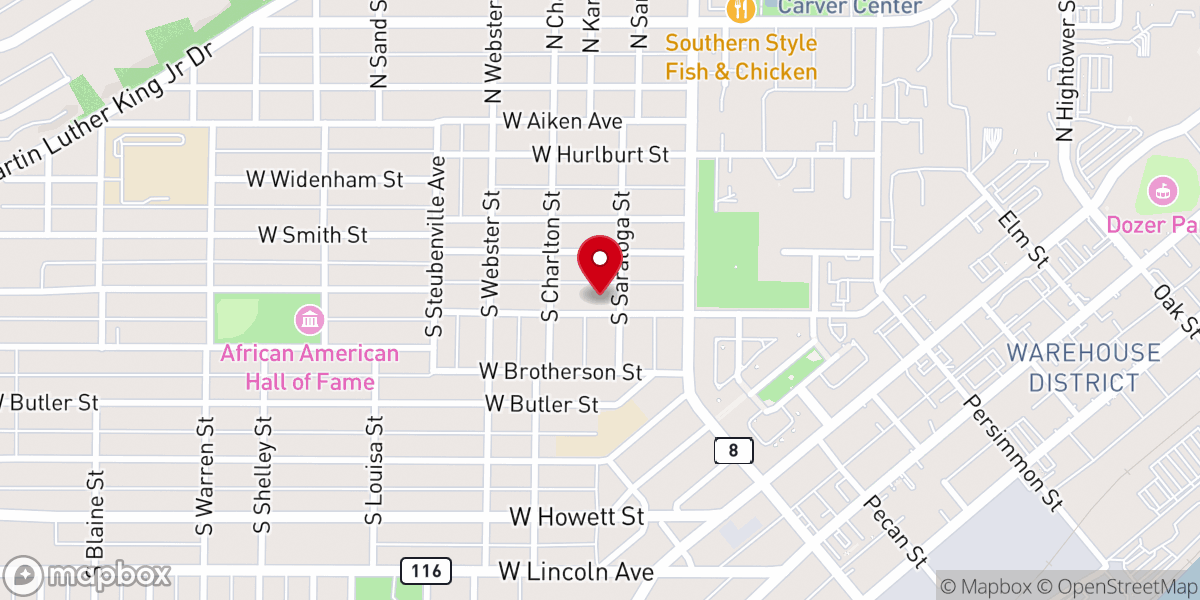 Map showing location of United Fellowship Ministries