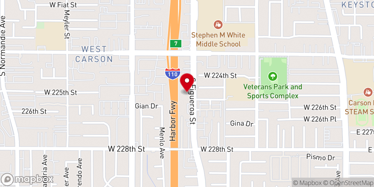 Map showing location of Grace Orthodox Presbyterian