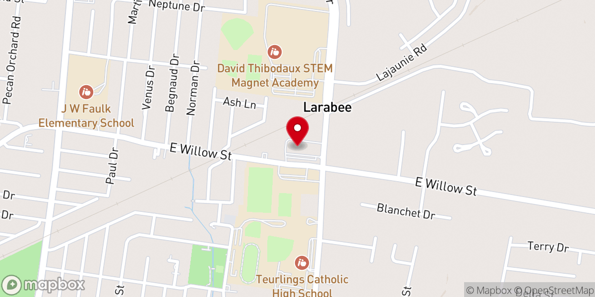 Map showing location of Good Hope Baptist Church