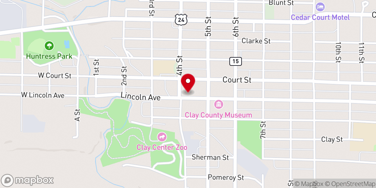 Map showing location of Lighthouse for Christ - Food Distribution Center