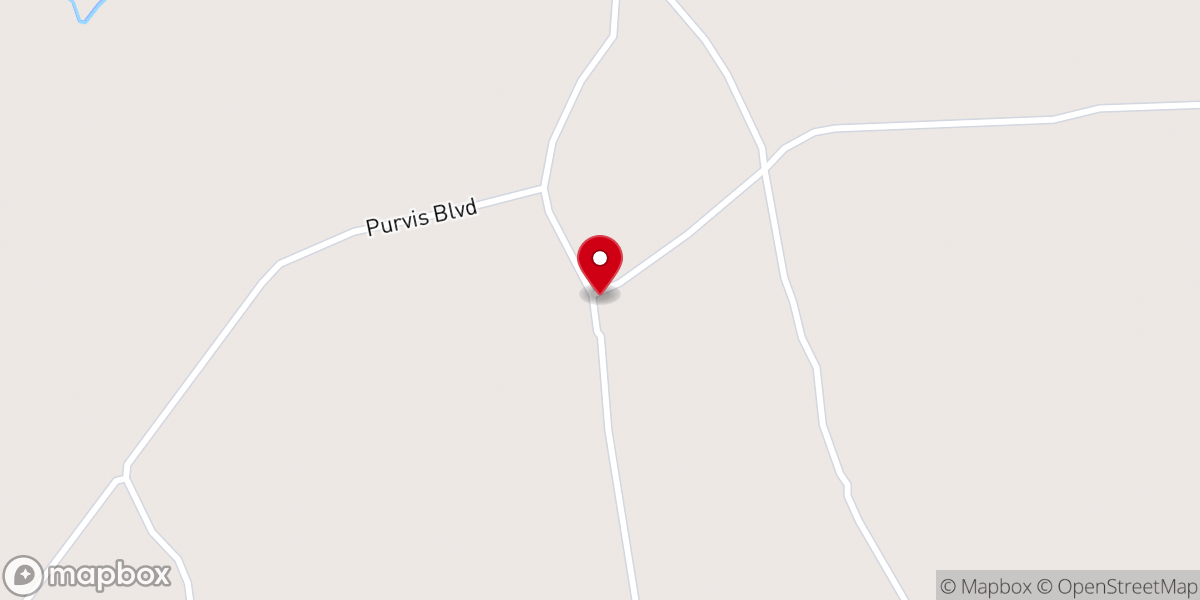 Map showing location of Red Hill Inn