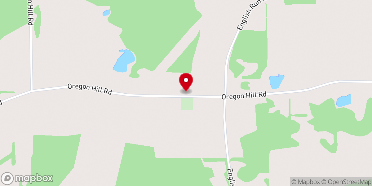 Map showing location of Oregon Hill Grace Chapel