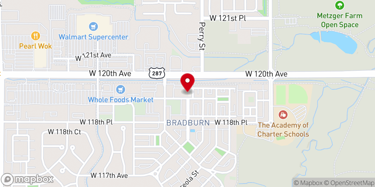 Map showing location of Rocky Mountain Presbyterian Church PCA