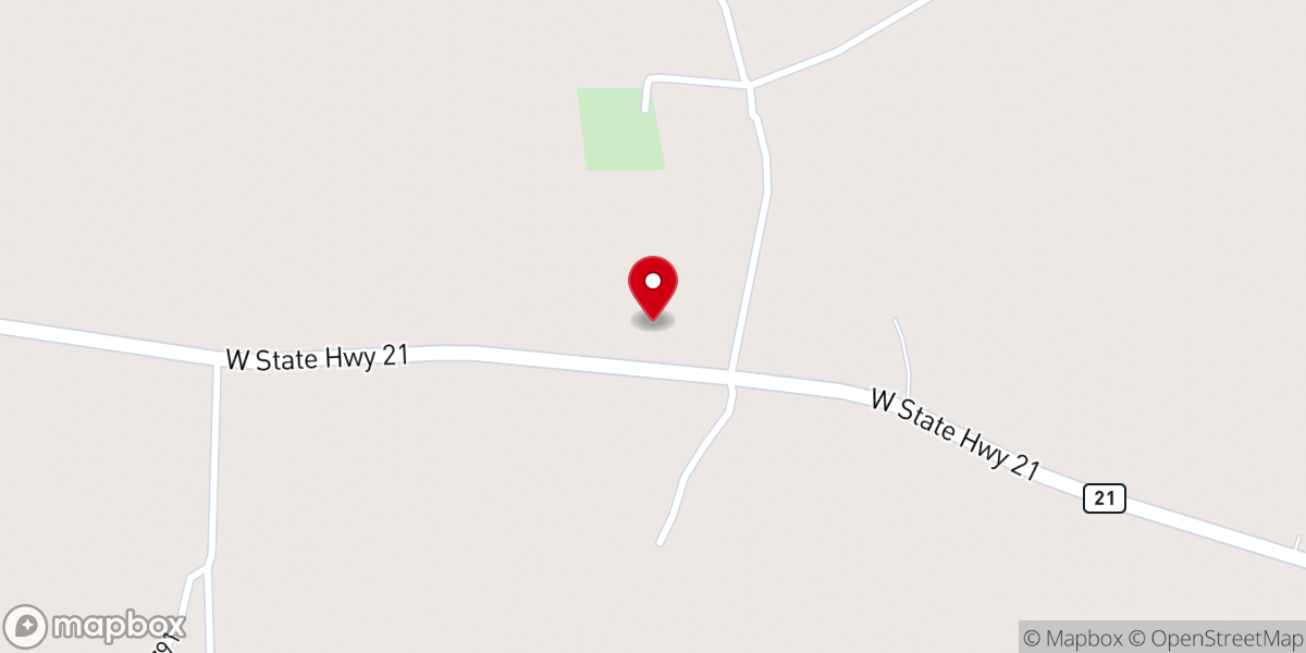 Map showing location of Stonewall Baptist Church Douglass