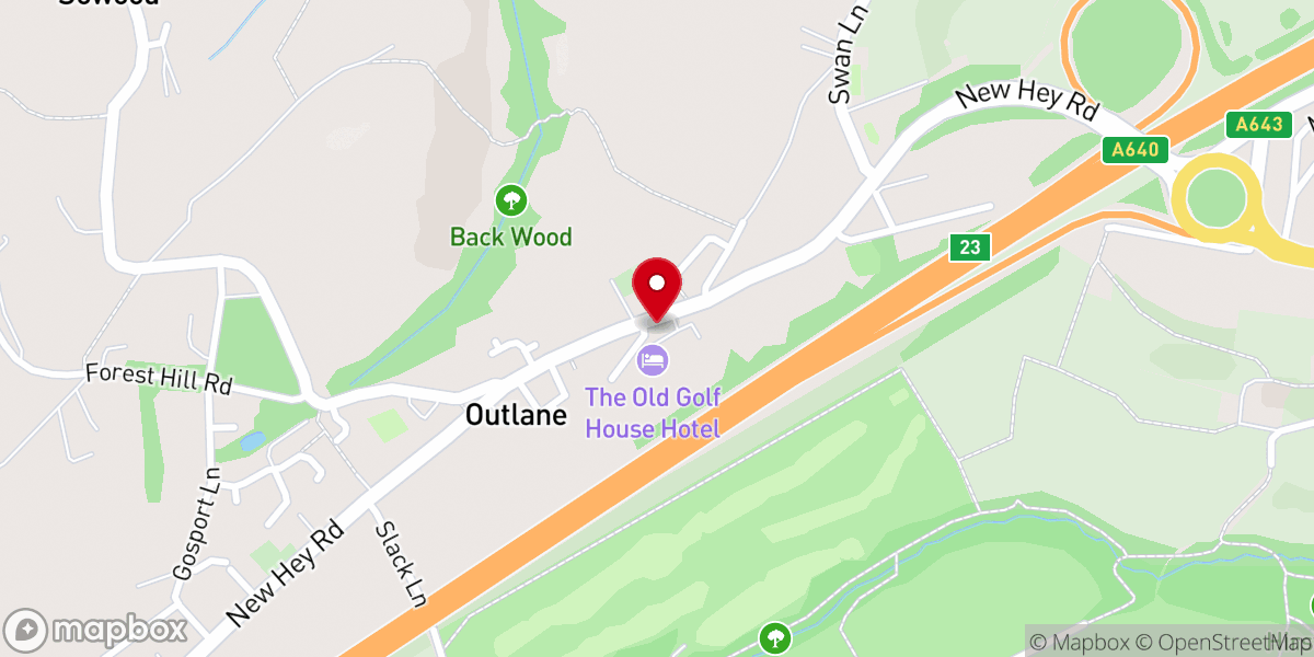 Map showing location of St Mary Magdalene's Church