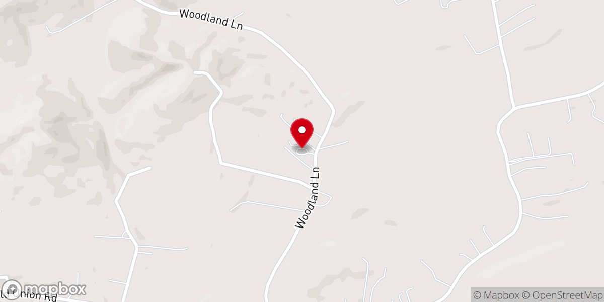 Map showing location of Mount Vernon Baptist church