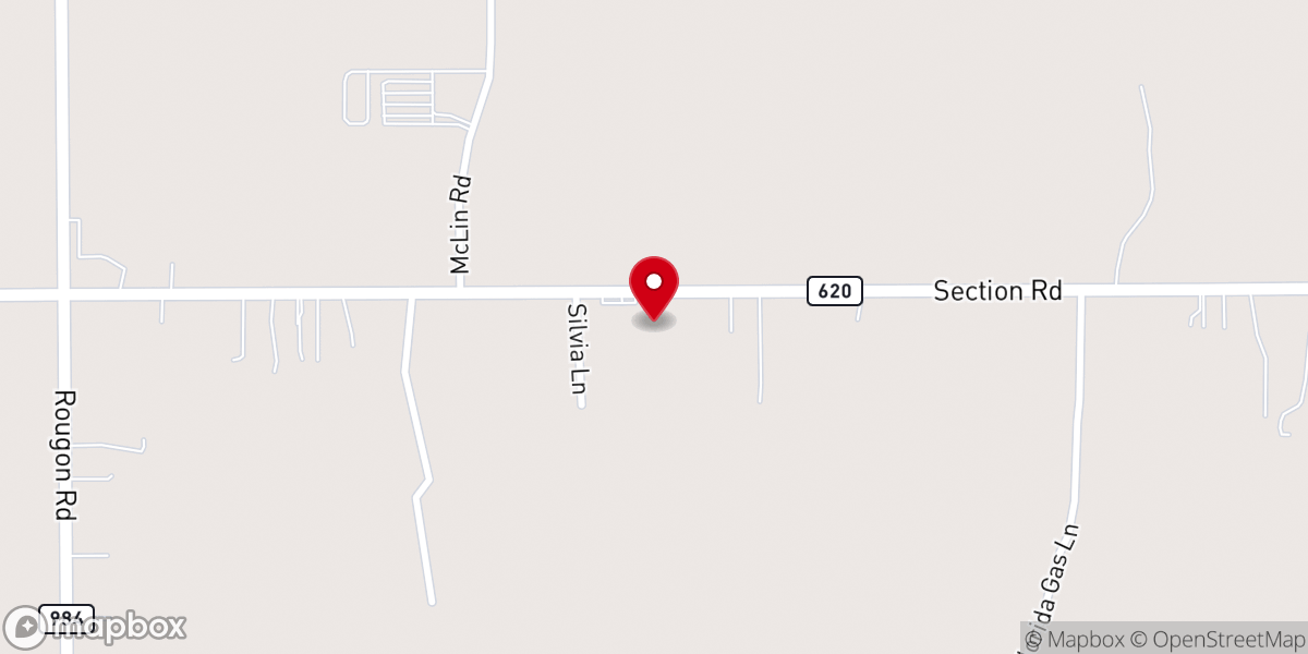 Map showing location of Sharon Baptist Church