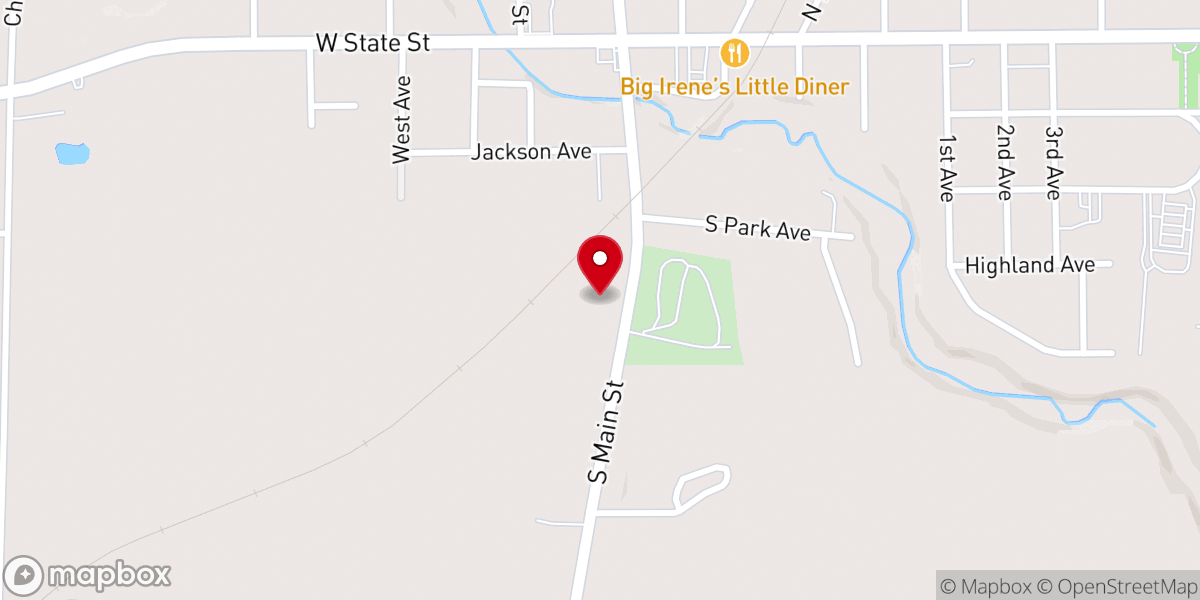 Map showing location of The Church of Jesus Christ in God