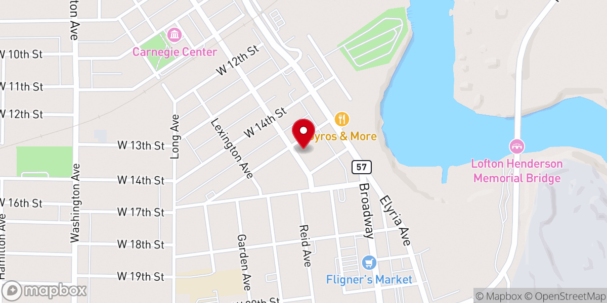Map showing location of Iglesia Pentecostal Luz Del Mu