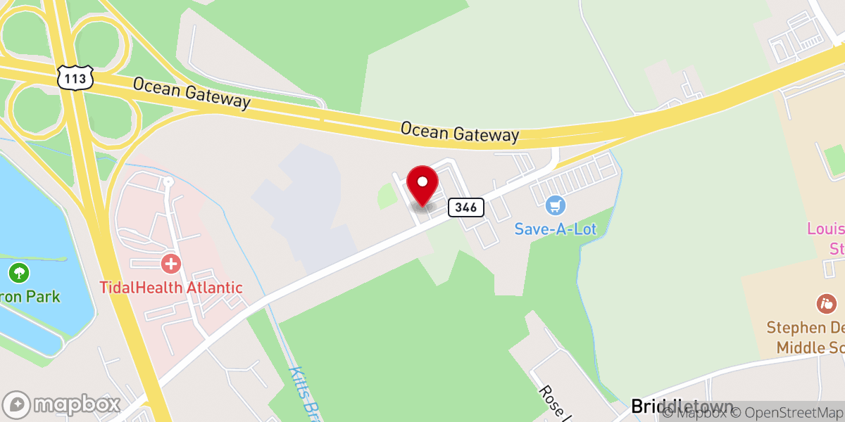 Map showing location of Church of God of Prophecy