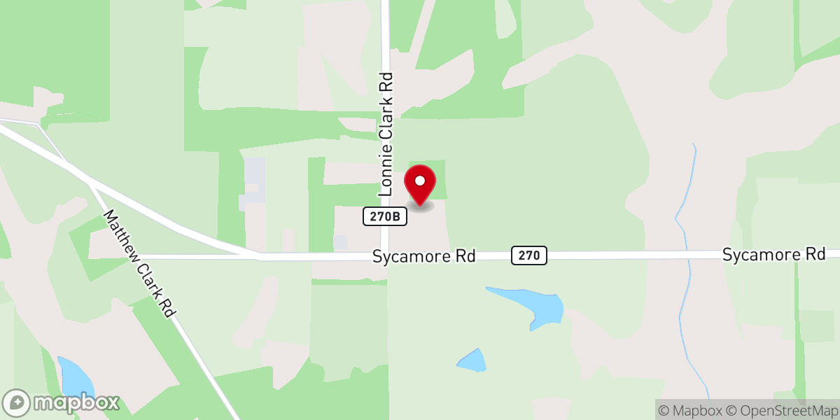 Map showing location of Open Word Worship Center