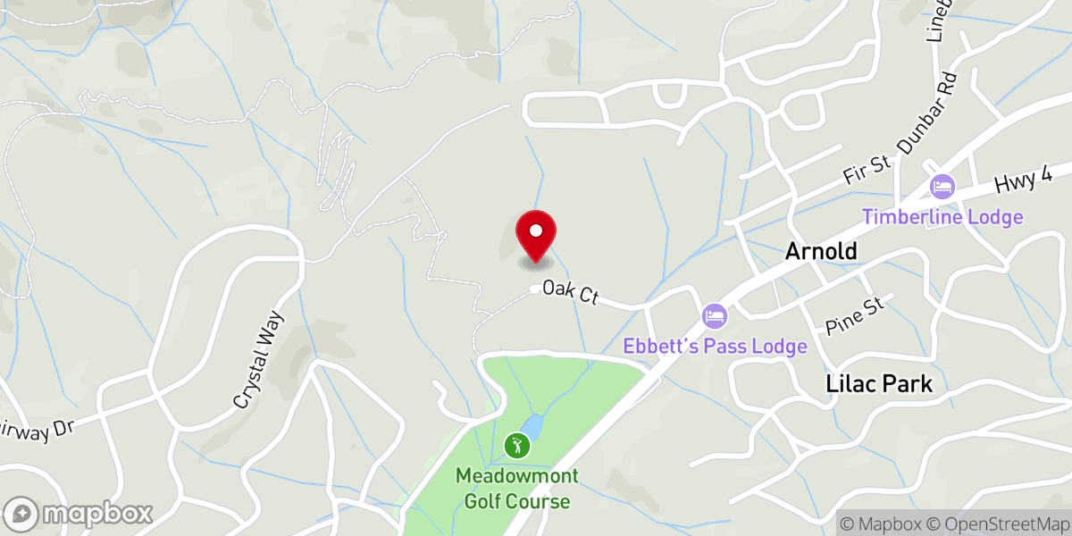 Map showing location of Arnold Fellowship Church