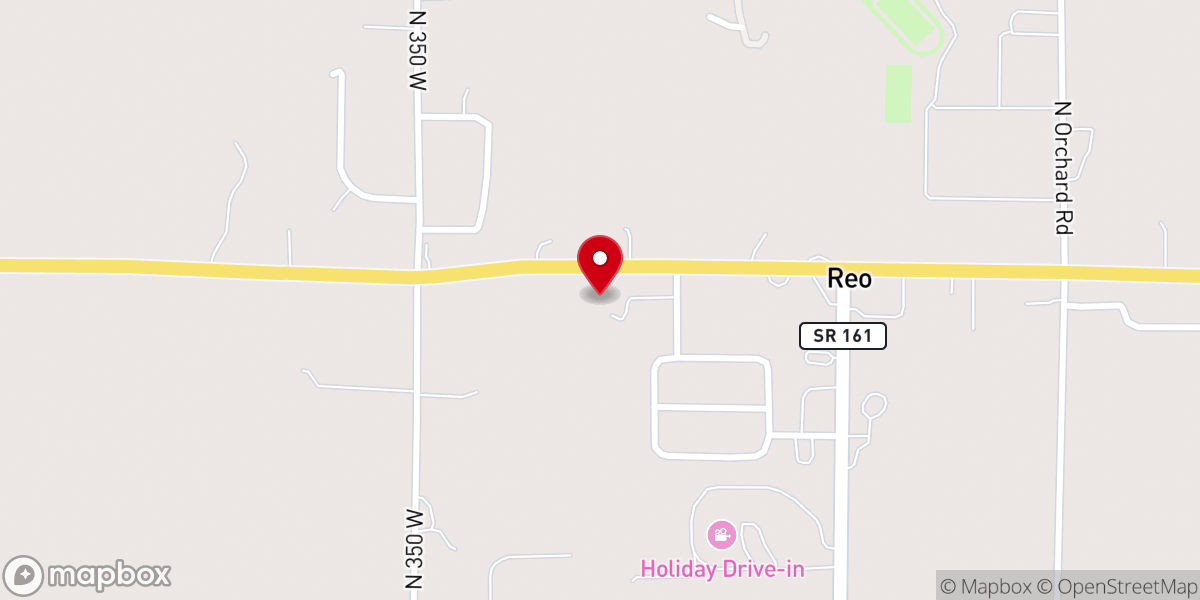 Map showing location of Bethel Christian Center