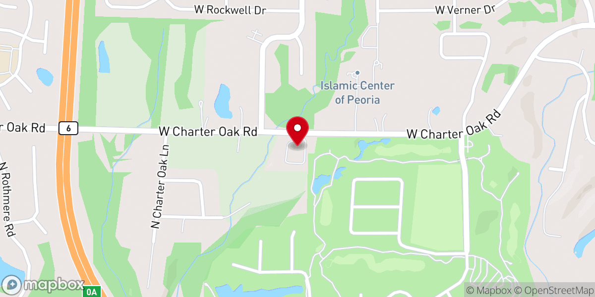 Map showing location of Rising Sun Christian Church