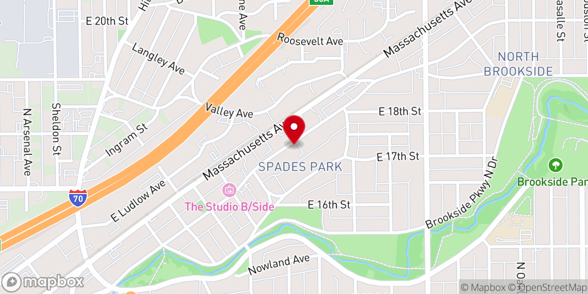 Map showing location of New Way Community Church