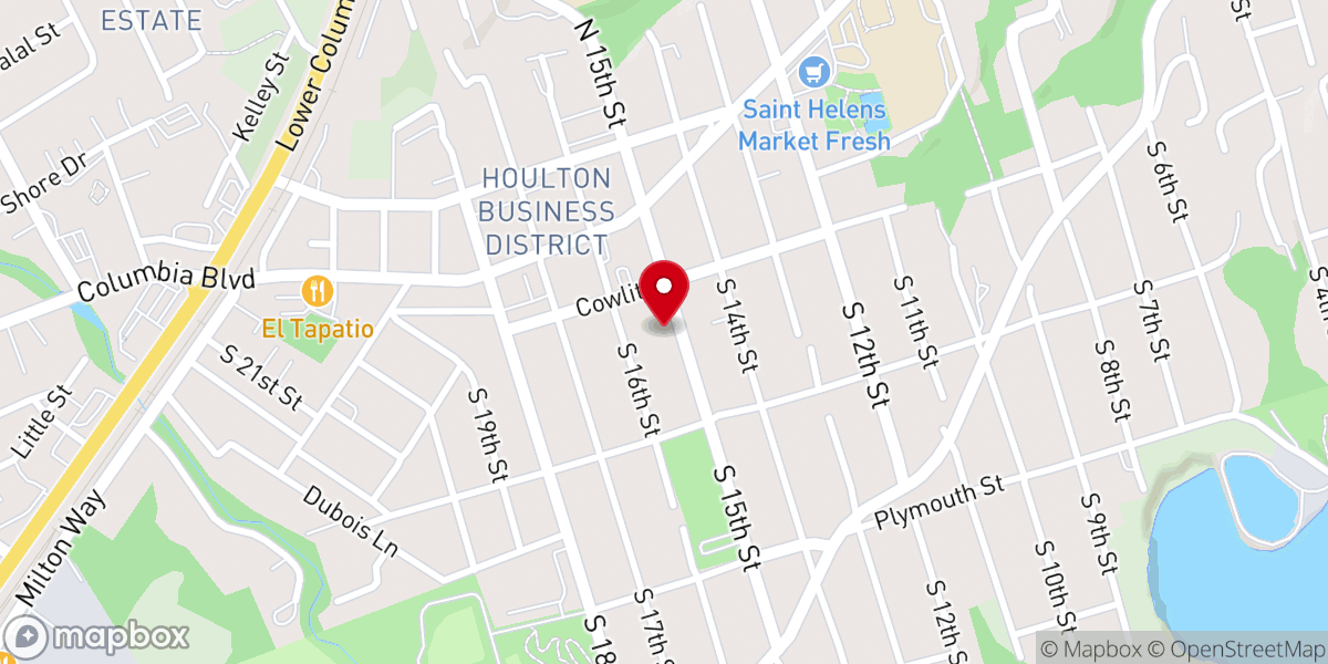Map showing location of Haven Missionary Baptist Church