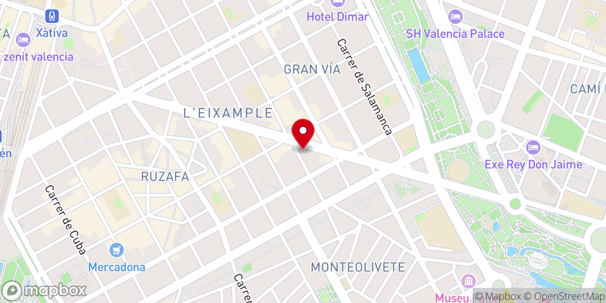 Map showing location of Colegiata de San Bartolomé y San Miguel