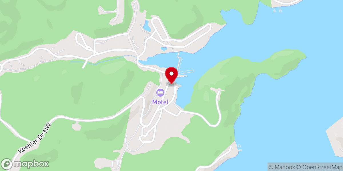 Map showing location of Bubbling Springs Conference and Retreat Center Inc