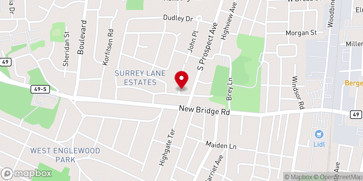 Map showing location of Anointing Fire Catholic Ministry