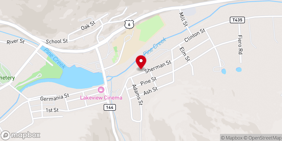 Map showing location of Lighthouse Community Church