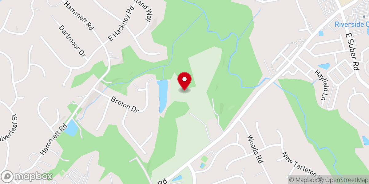 Map showing location of River of God Worship Center