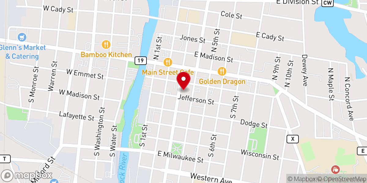 Map showing location of Christian Life Family Church
