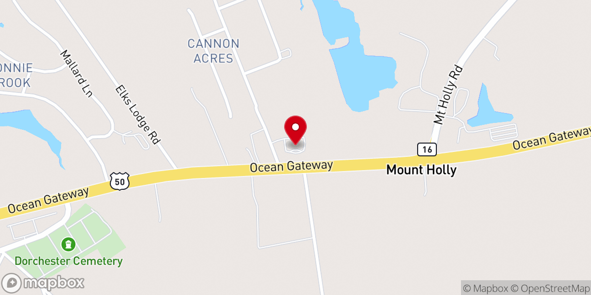 Map showing location of Immanuel United Church of Christ