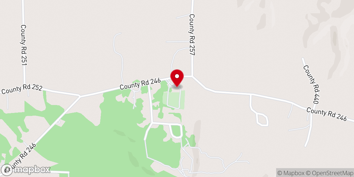 Map showing location of Snowdown Church