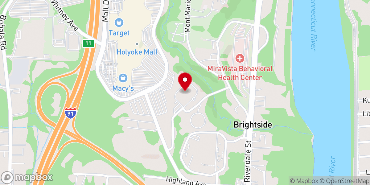 Map showing location of Sisters of Providence