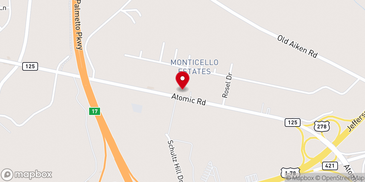 Map showing location of Iglesia Casa Del Alfarero