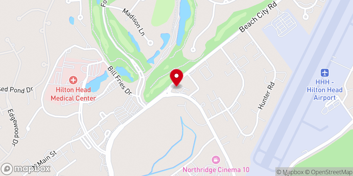 Map showing location of Anglican Church of the Redeemer