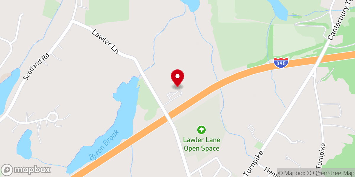 Map showing location of Norwich Worship Center