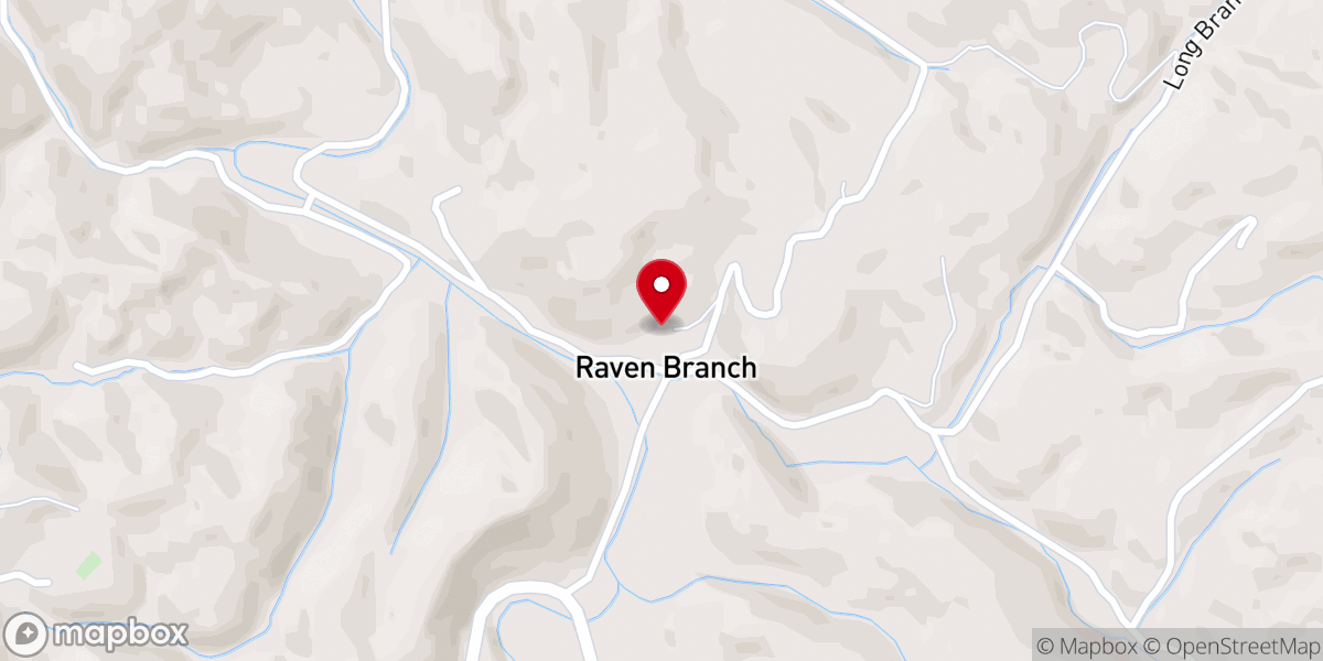 Map showing location of Raven's Branch Church Of Christ