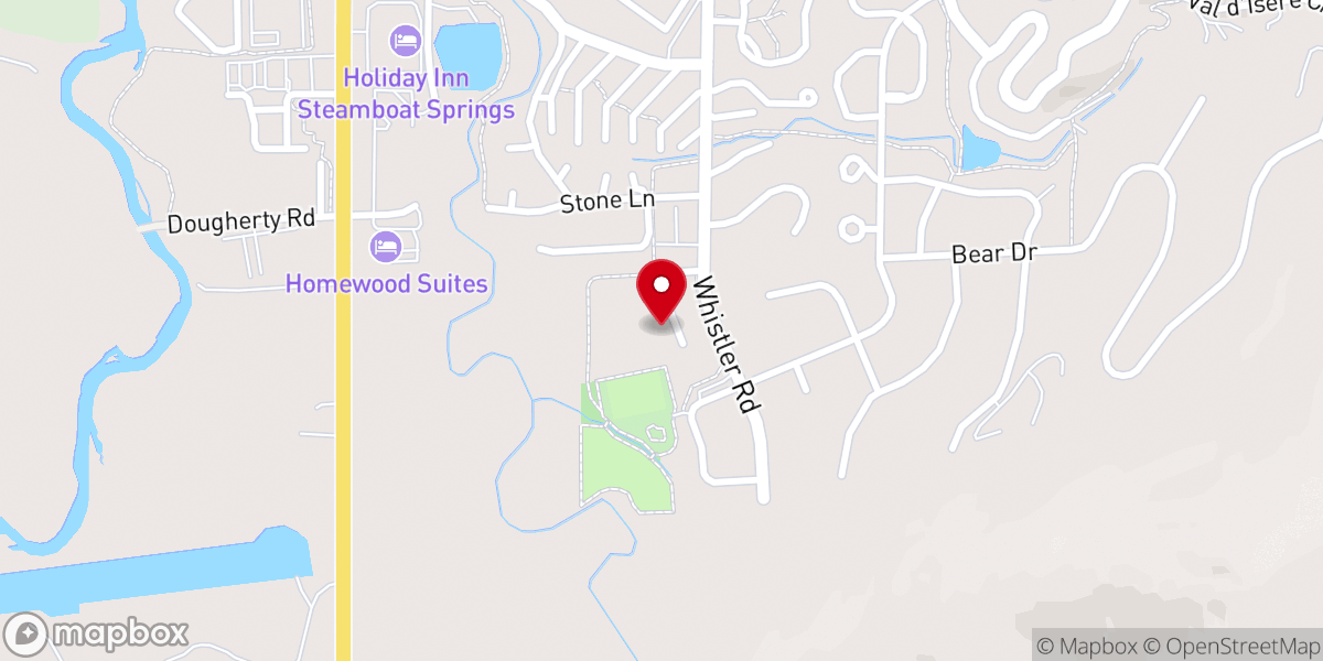 Map showing location of Simple Ceremonies Steamboat Springs