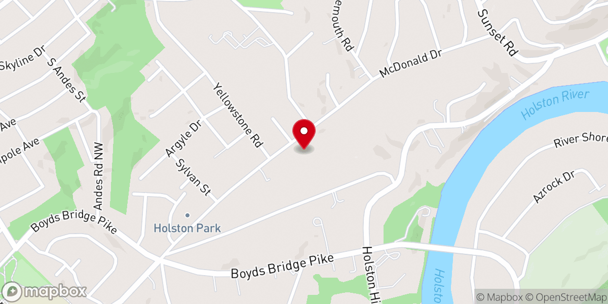 Map showing location of Mc Donald Drive Church of Christ