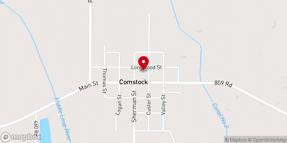 Map showing location of Wescott Baptist Church