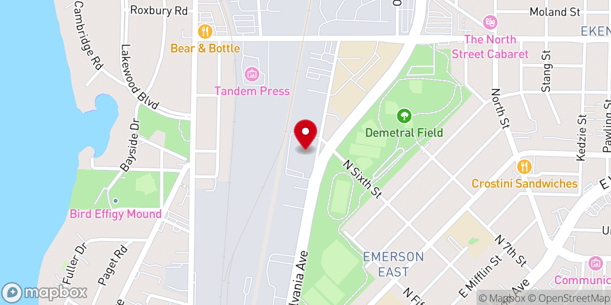 Map showing location of Foundry 414 Inc