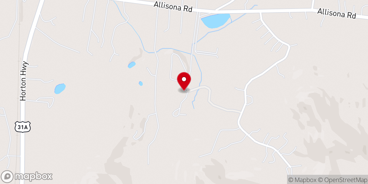 Map showing location of Magnolia Farm