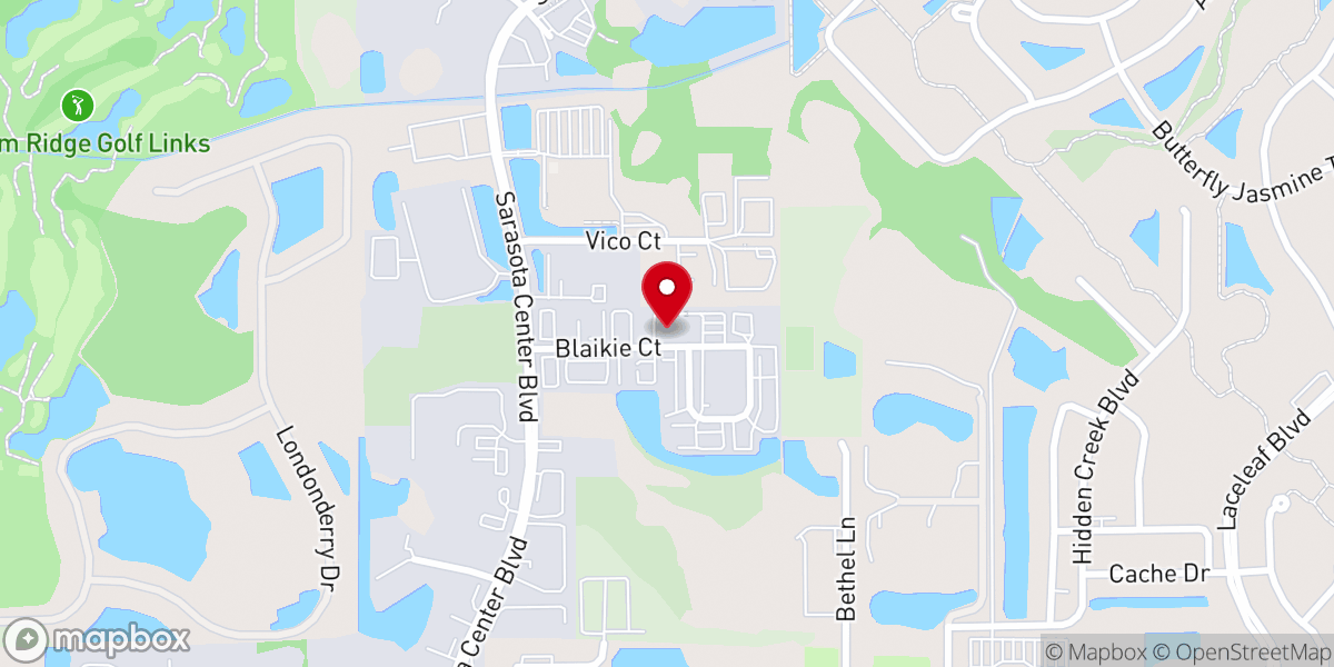 Map showing location of All Faiths Food Bank