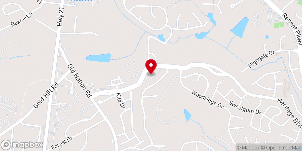 Map showing location of World Outreach Center