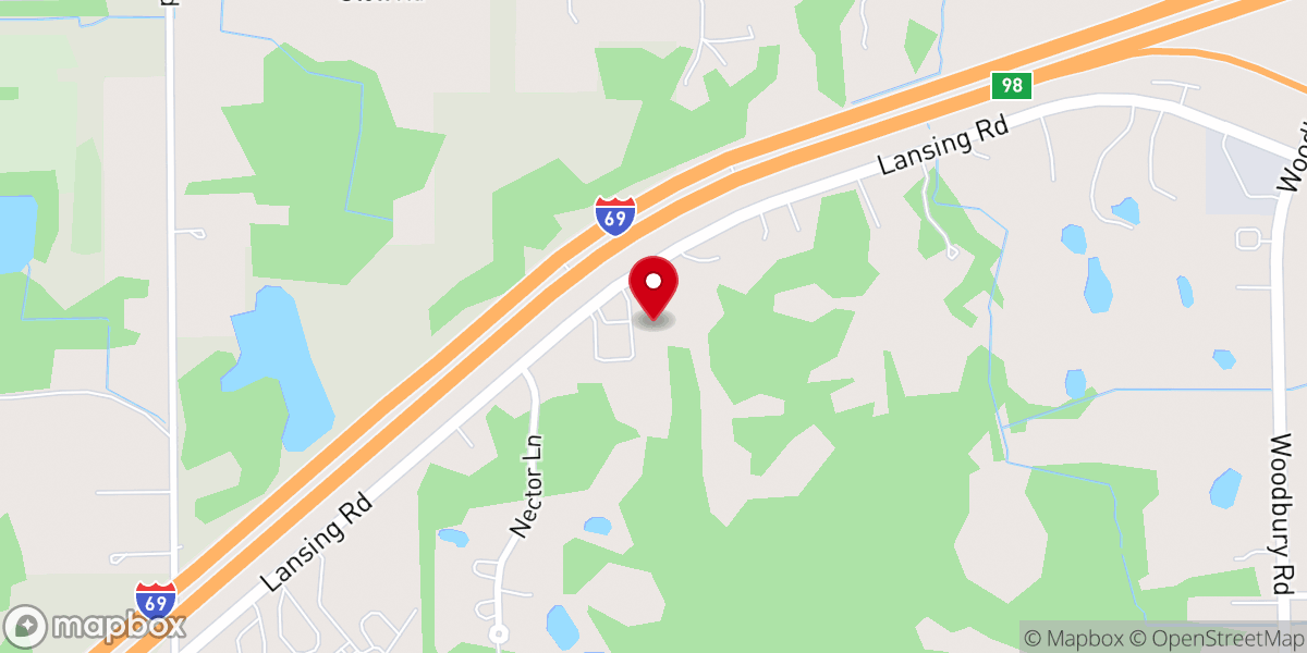 Map showing location of House of Prayer - Haslett
