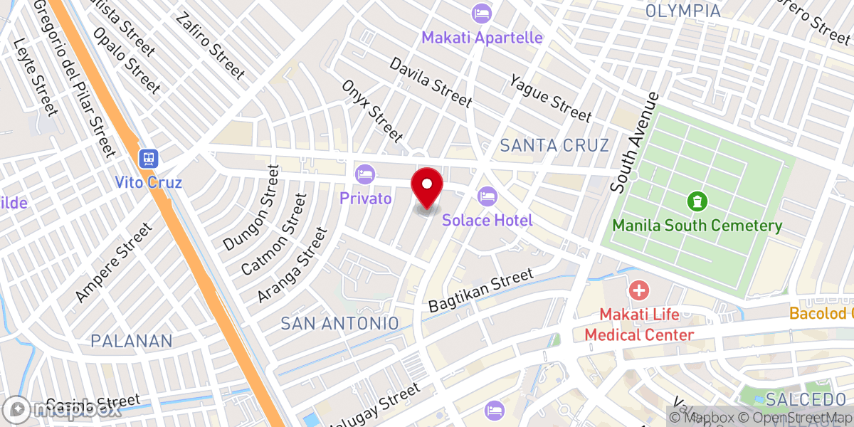 Map showing location of Christ To The World
