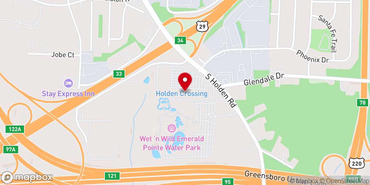 Map showing location of Worship & Life Fellowship Inc
