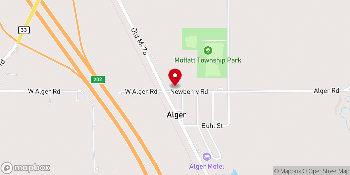 Map showing location of St. Joseph Catholic Church