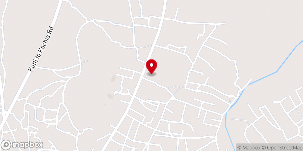 Map showing location of C&S Oke Igbala Keffi