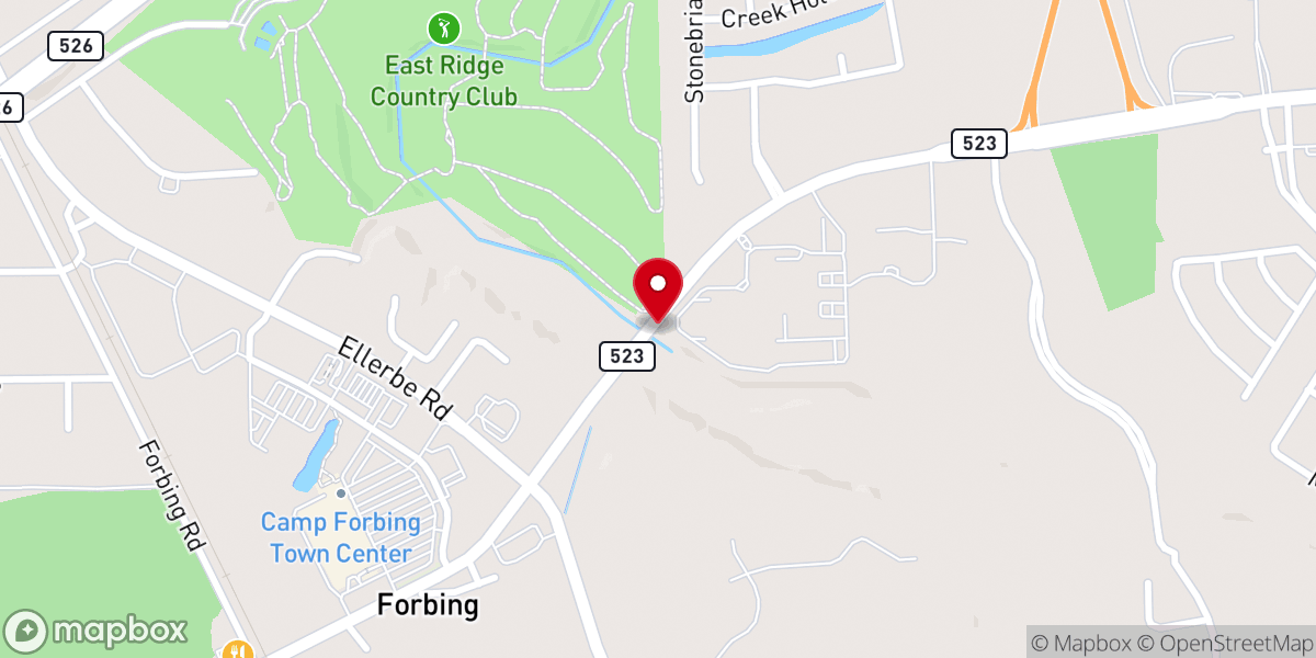 Map showing location of Daughters of the Cross